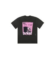 Travis Scott Cactus Jack For Fragment Pink Sunrise T-Shirt "Washed Black"