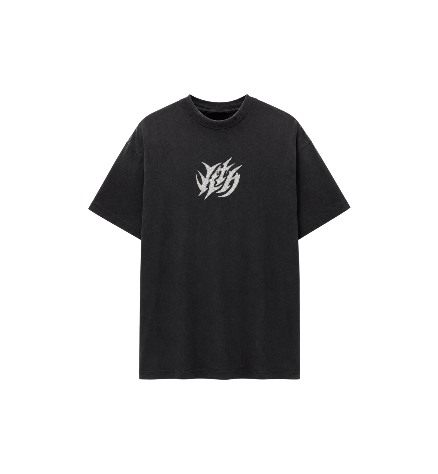 Kill The Hype LA 2025 World Series Champions Back 2 Back Rings Tee "Washed Black"