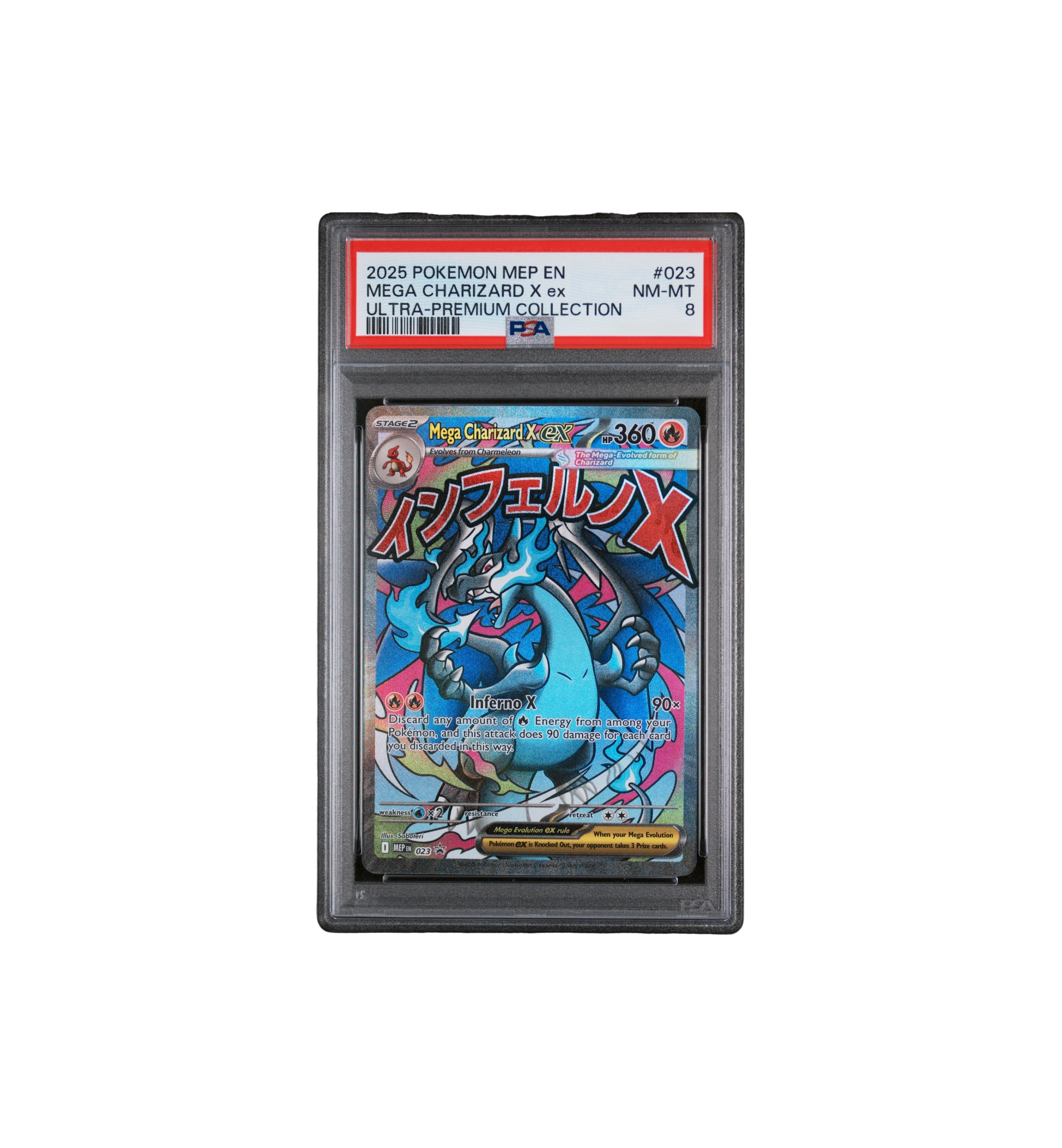 2025 Pokemon MEP EN Ultra-Premium Collection (NM-MT 8) "Mega Charizard X ex"