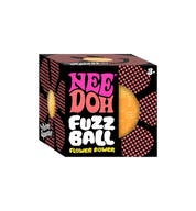 NeeDoh Flower Power Fuzz Ball Squishy Fidget Toy "Orange"