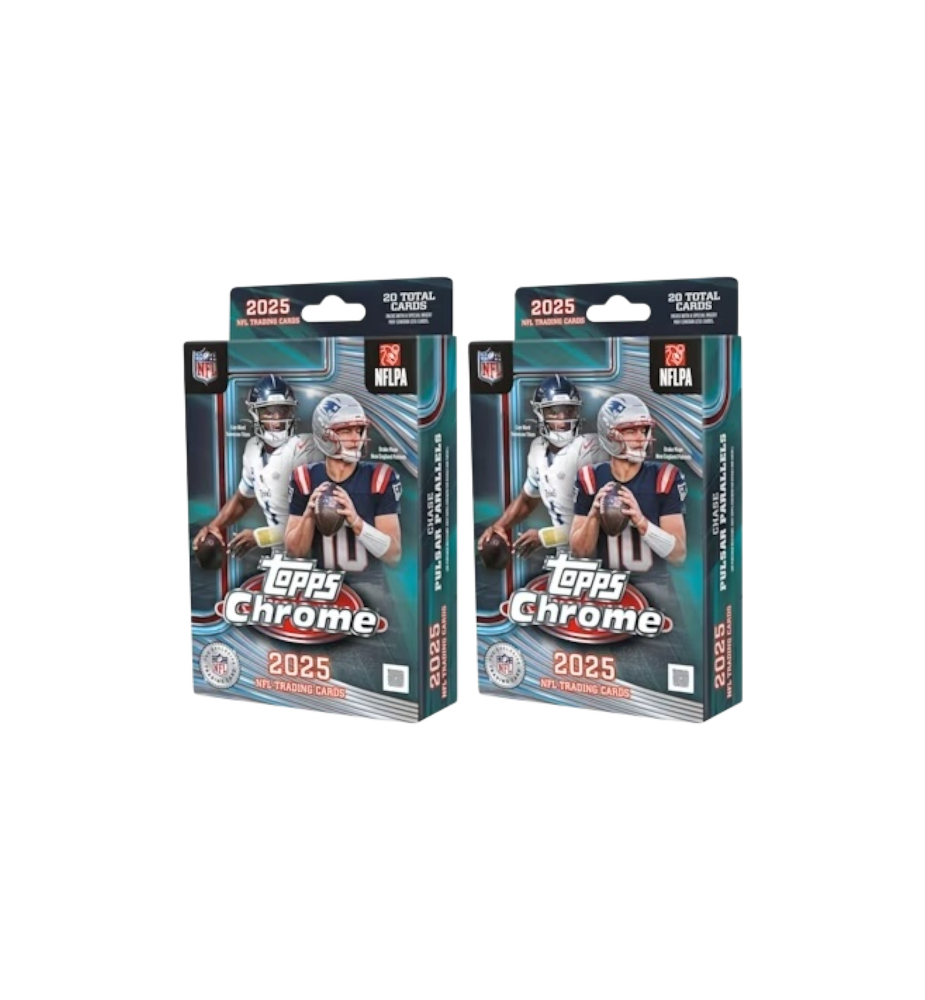 2025 Topps Chrome "Football Hanger Box" (2 Boxes)