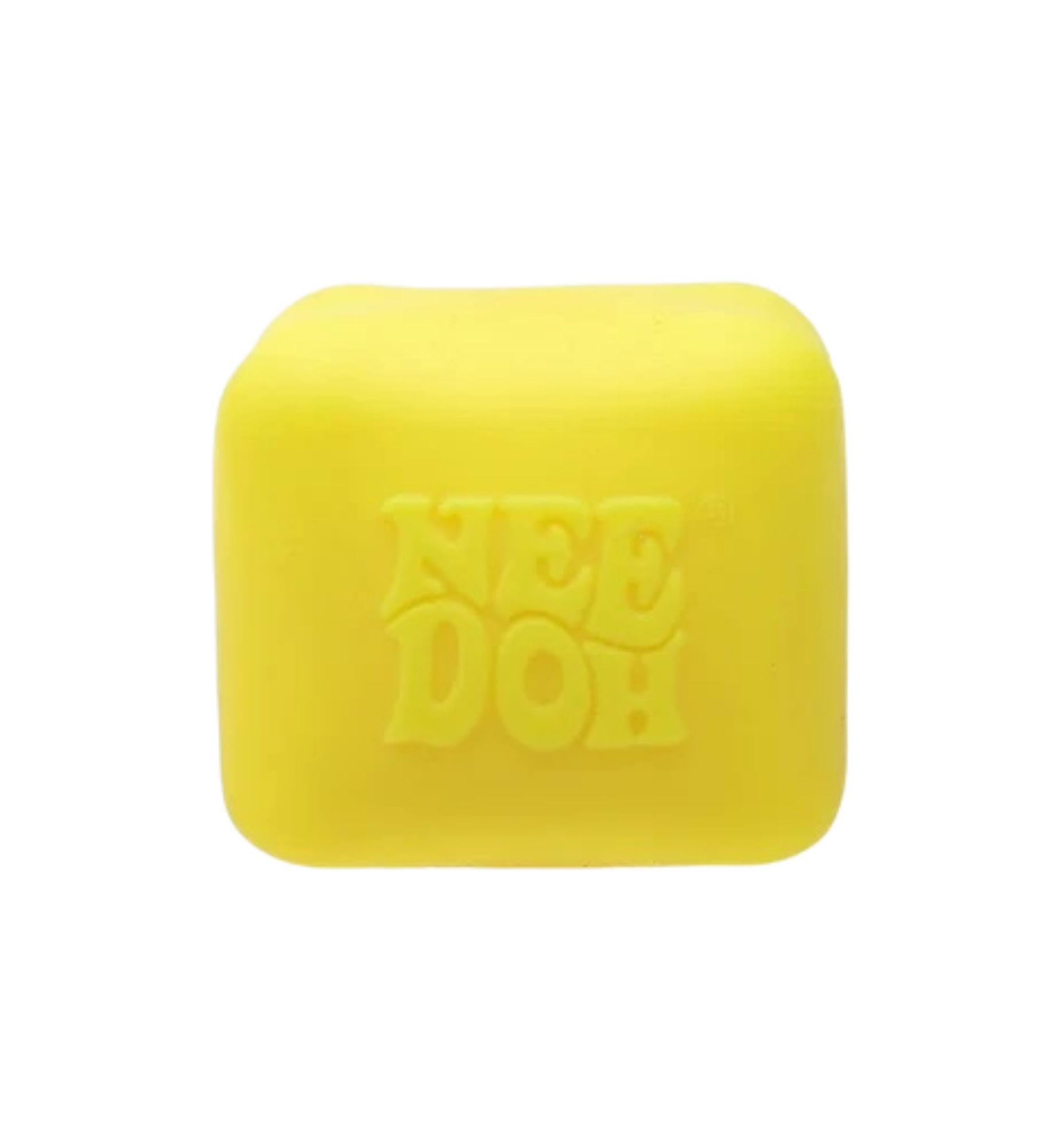 NeeDoh Color Change Cube Squishy Fidget Toy "Yellow"