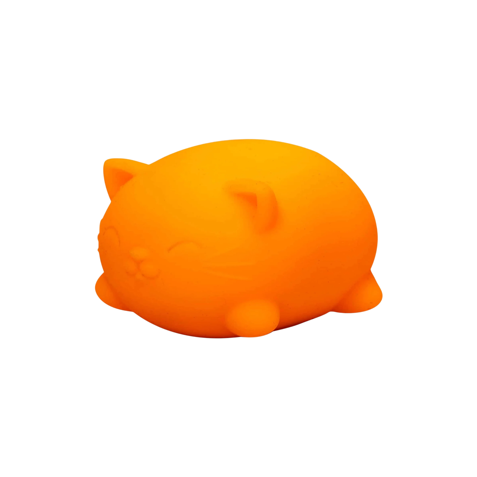 NeeDoh Cool Cat Squishy Fidget Toy Orange at Stashed UAE