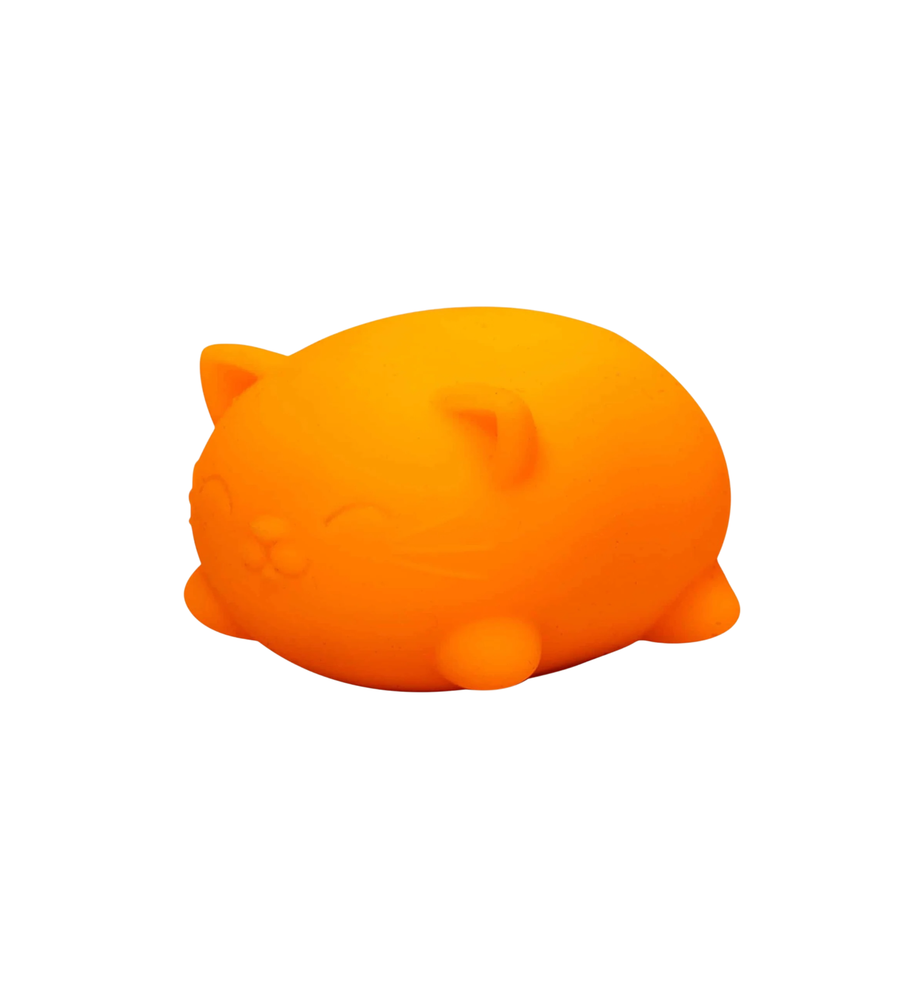 NeeDoh Cool Cat Squishy Fidget Toy "Orange"