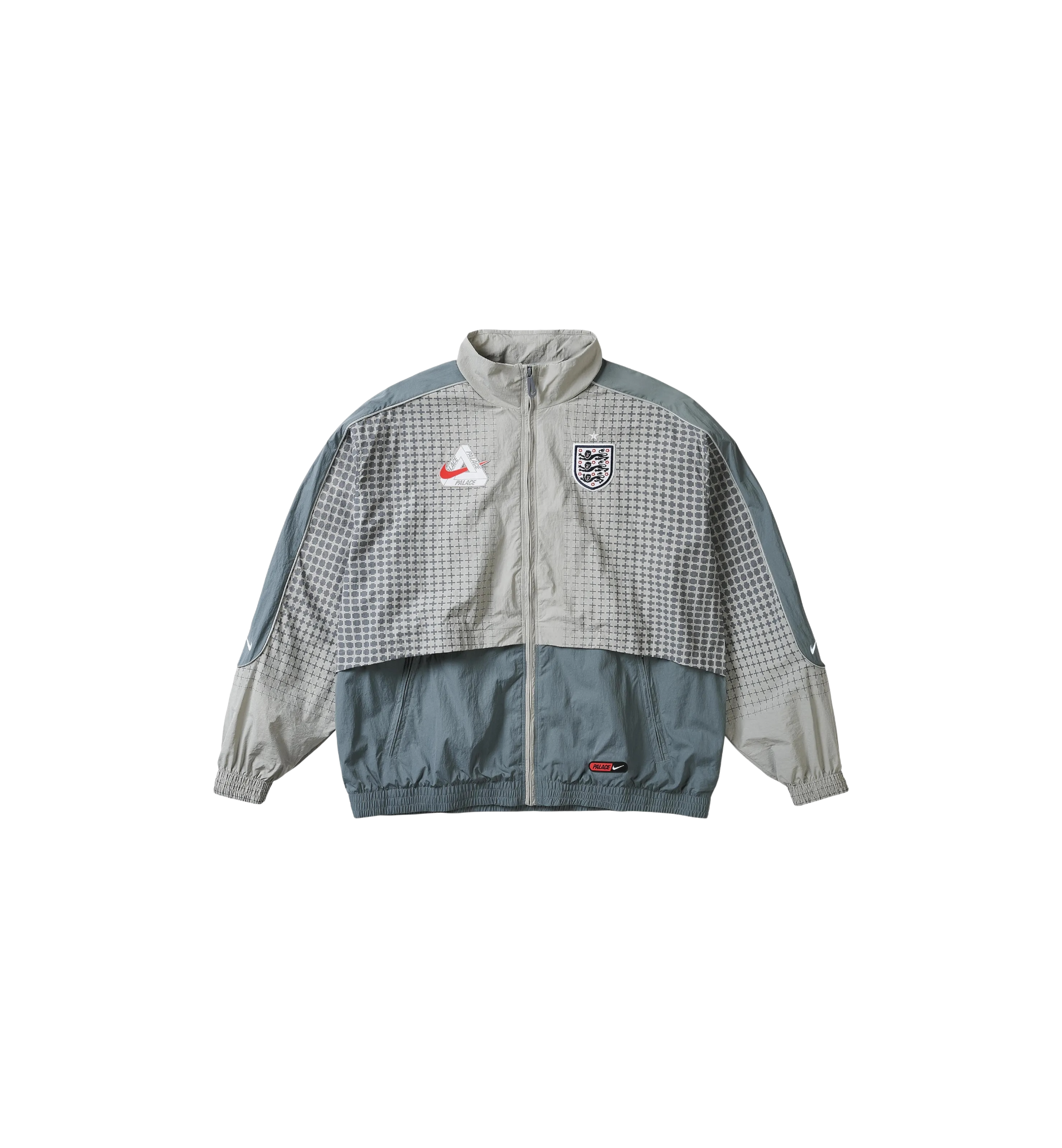 Palace x Nike England Solo Swoosh Track Jacket "Pewter Grey/Cool Grey"