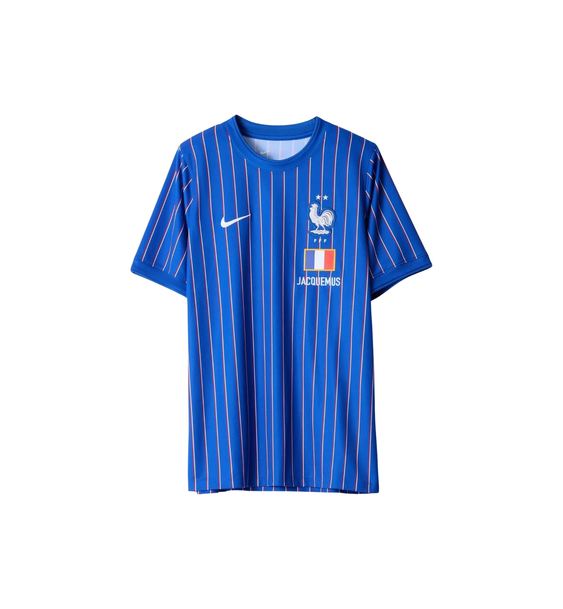Nike x Jacquemus x France Pre Match Jersey Blue Stripe at Stashed UAE
