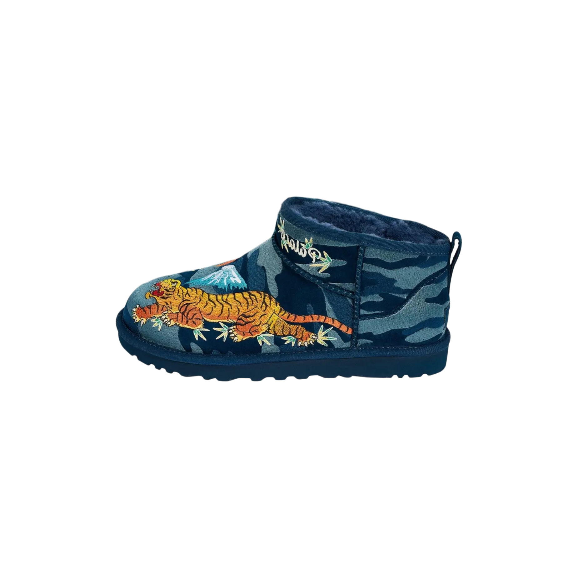 UGG Classic Ultra Mini Boot Palace Navy Camo at Stashed UAE