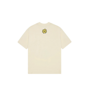 Broken Planet Foot On The Gas T-Shirt Vanilla White back view at Stashed UAE