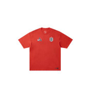 Palace x Nike England T-Shirt Light Crimson front view at Stashed UAE