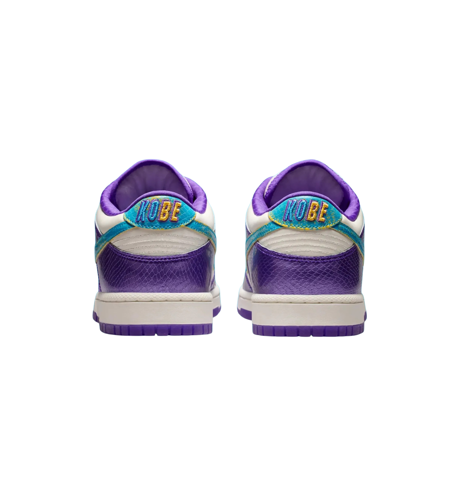 Nike Dunk Low Protro Kobe Bryant Draft Day heel view at Stashed UAE