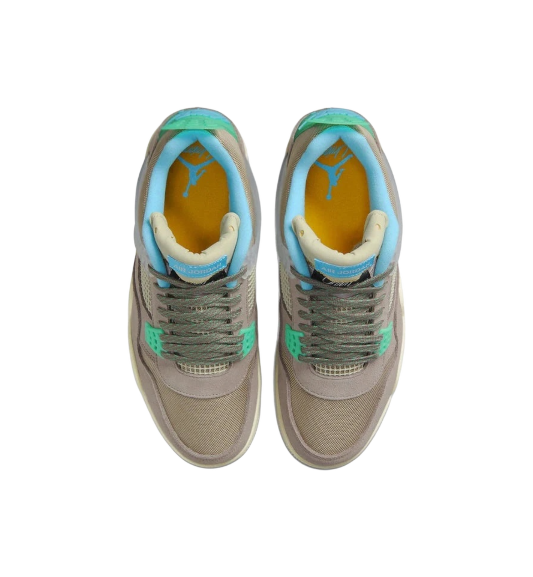 Air Jordan 4 Retro SP 30th Anniversary Union Taupe Haze top view at Stashed UAE
