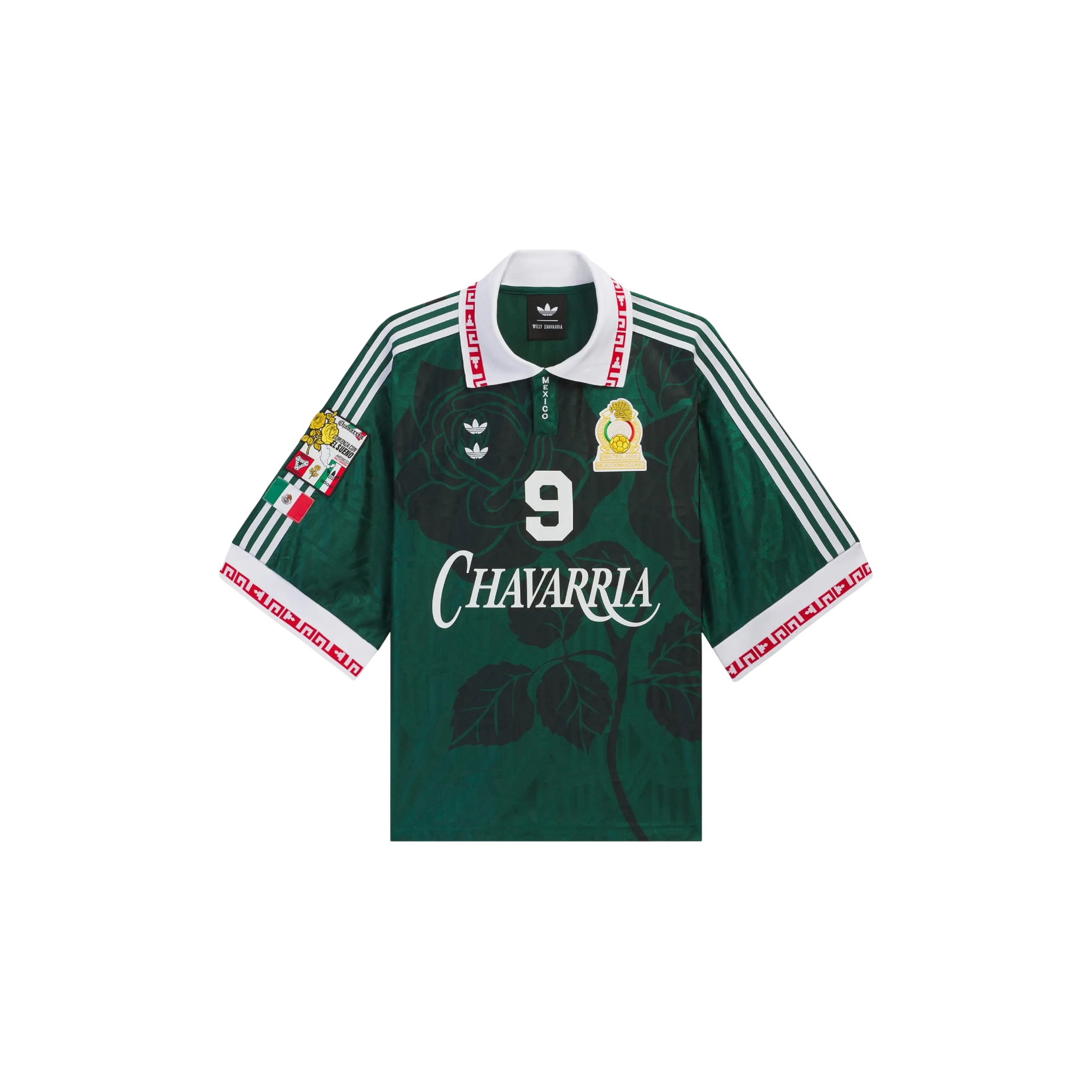 Adidas x Willy Chavarria WC Soccer Jersey Green at Stashed UAE
