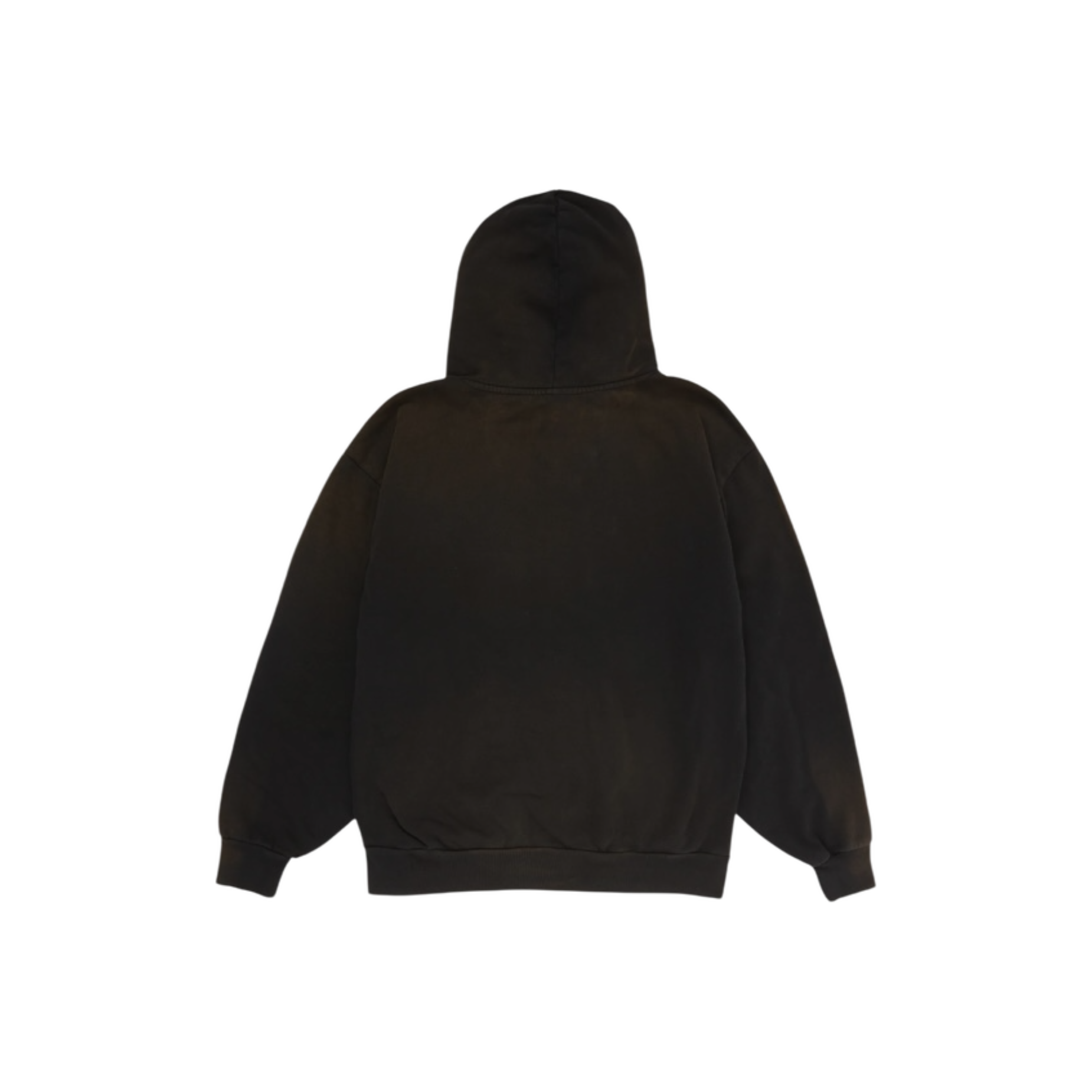 Travis Scott x Nike x FC Barcelona Spray Logo Hoodie Black back view at Stashed UAE