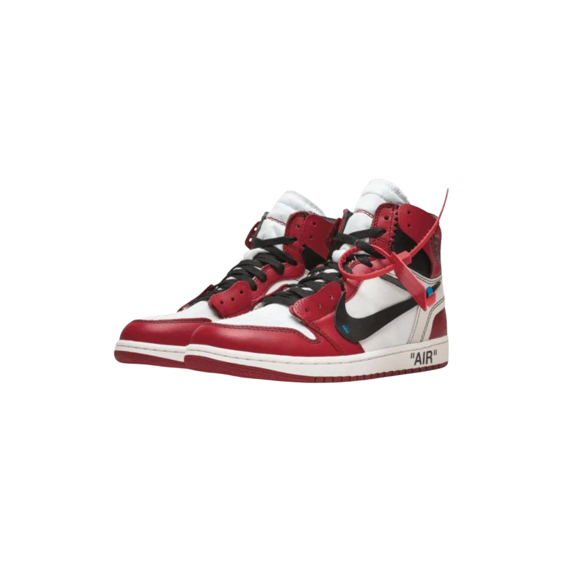 Air Jordan 1 Retro High Off-White Chicago pair at Stashed UAE