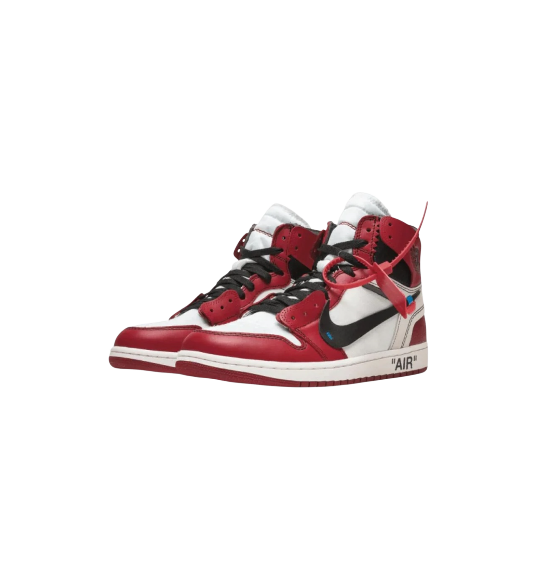 Air Jordan 1 Retro High Off-White Chicago pair at Stashed UAE