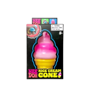 NeeDoh Nice Cream Ice Cream Cone Squishy Fidget Toy Pink packaging detail at Stashed UAE