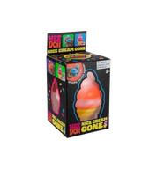 NeeDoh Nice Cream Ice Cream Cone Squishy Fidget Toy Orange packaging detail at Stashed UAE