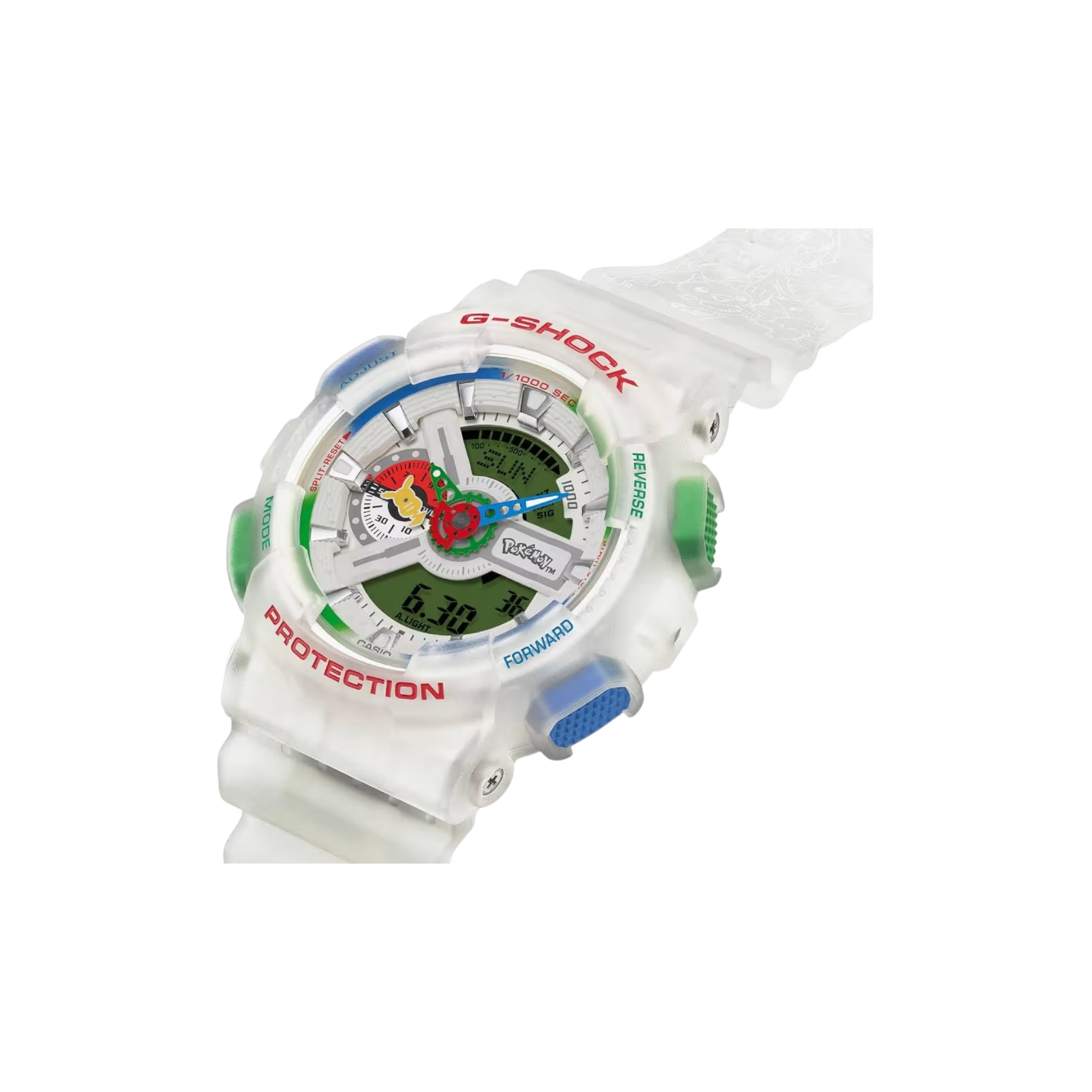 Casio G-Shock x Pokemon 30th Anniversary side view at Stashed UAE