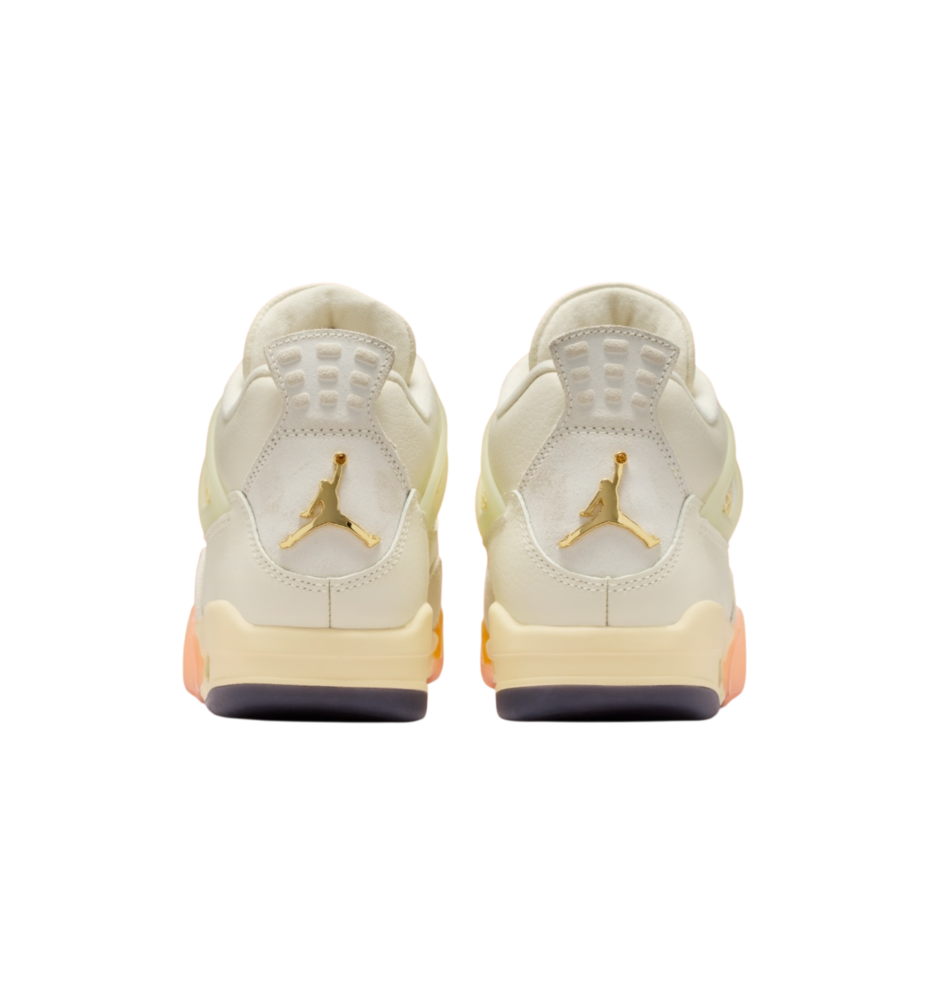 Air Jordan 4 Retro Birds of Paradise heel view at Stashed UAE