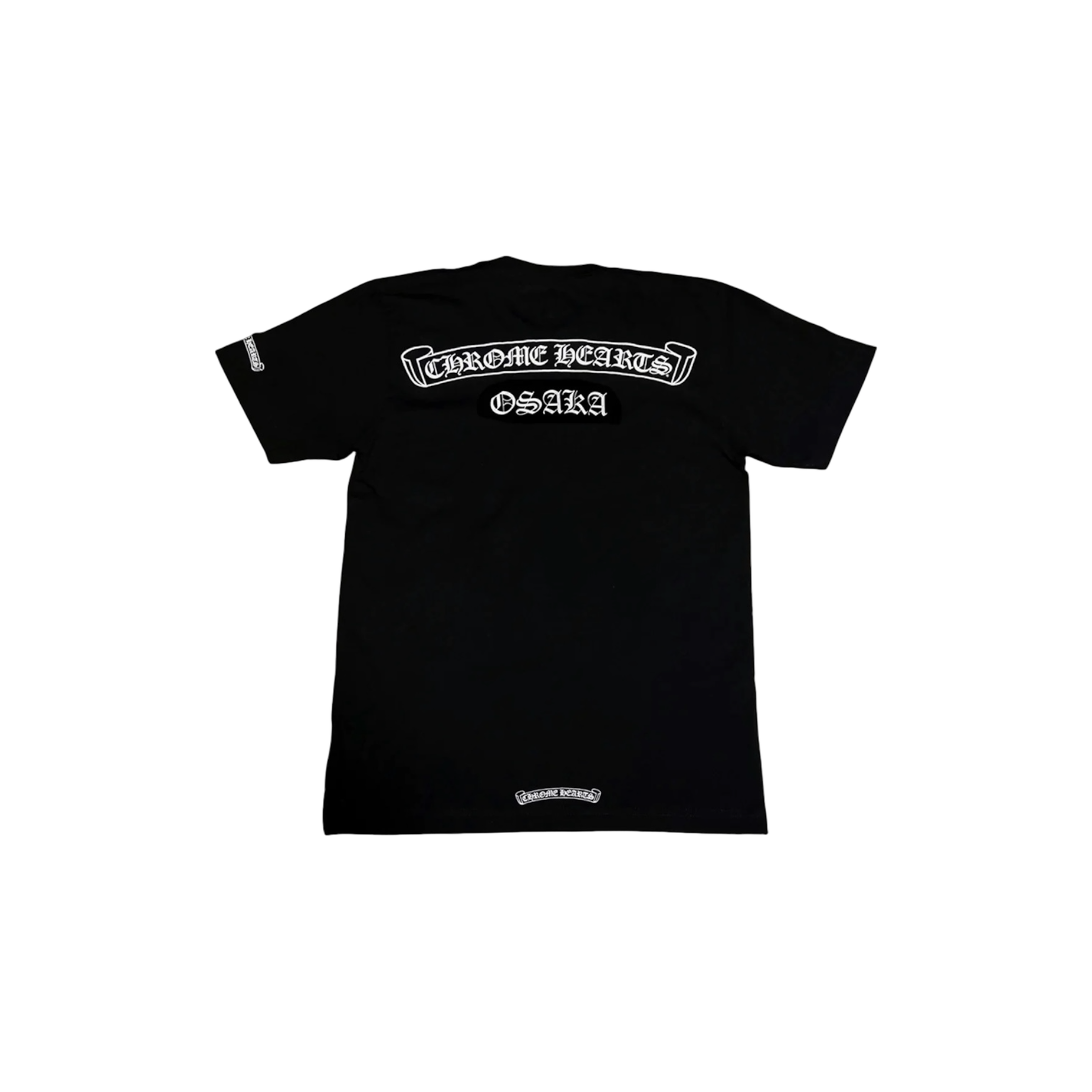 Chrome Hearts Osaka Exclusive Scroll Label Tee Black at Stashed UAE