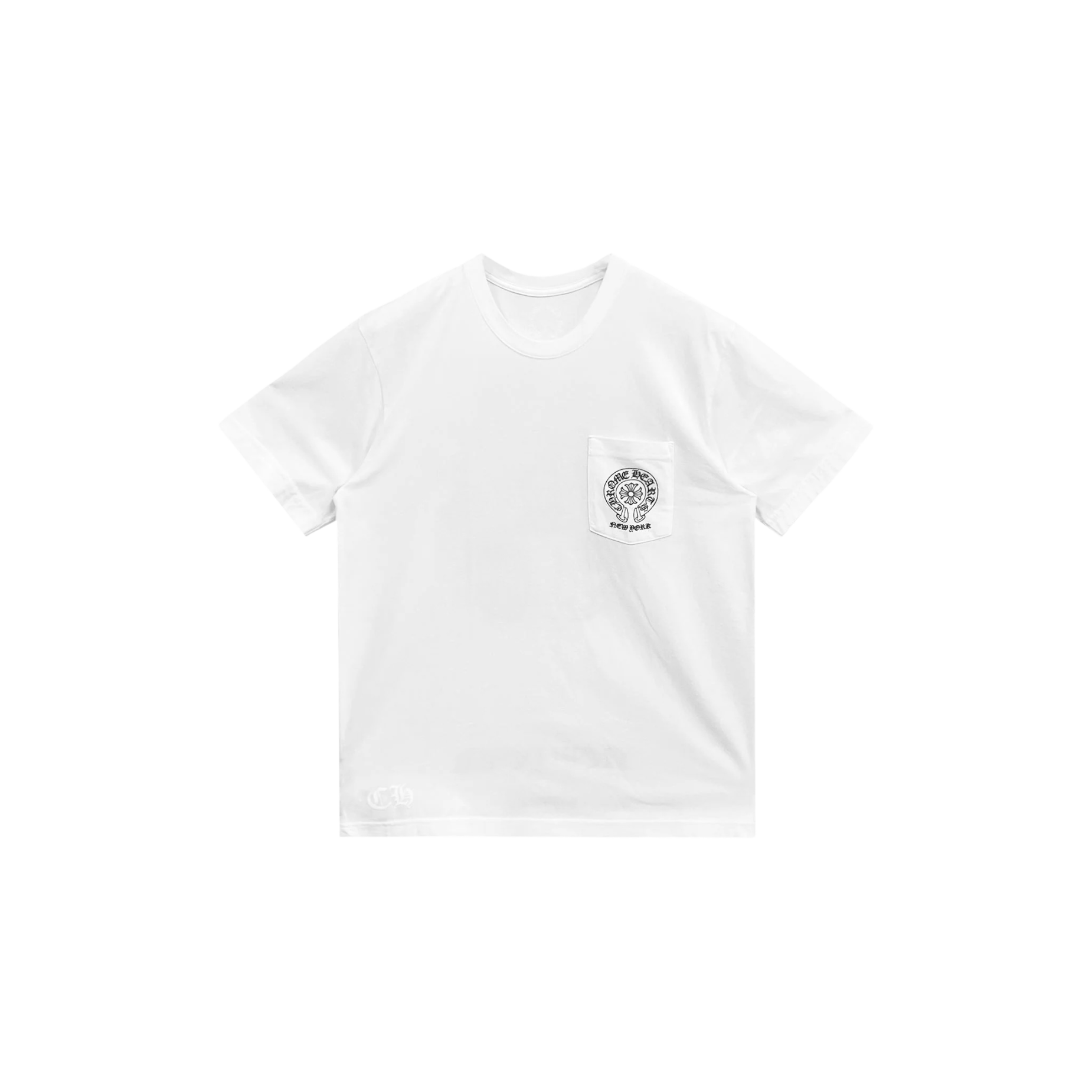 Chrome Hearts New York Exclusive Horseshoe Tee White front view at Stashed UAE