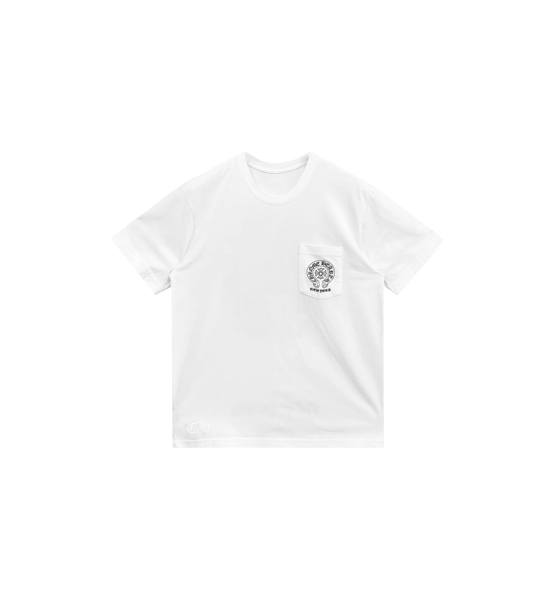 Chrome Hearts New York Exclusive Horseshoe Tee White front view at Stashed UAE