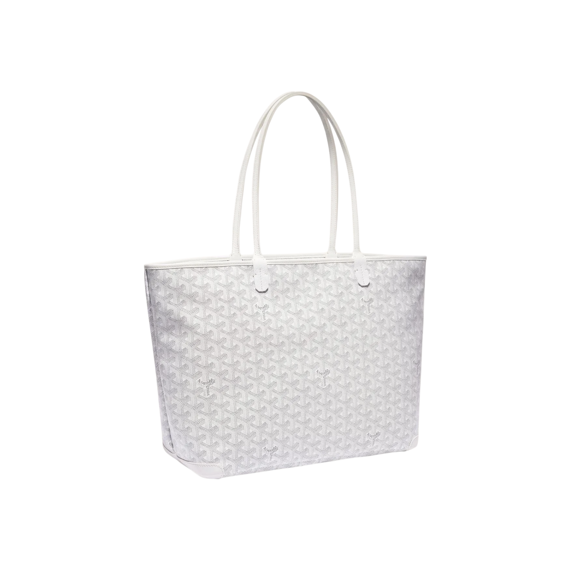 Goyard Artois Bag MM White side view at Stashed UAE