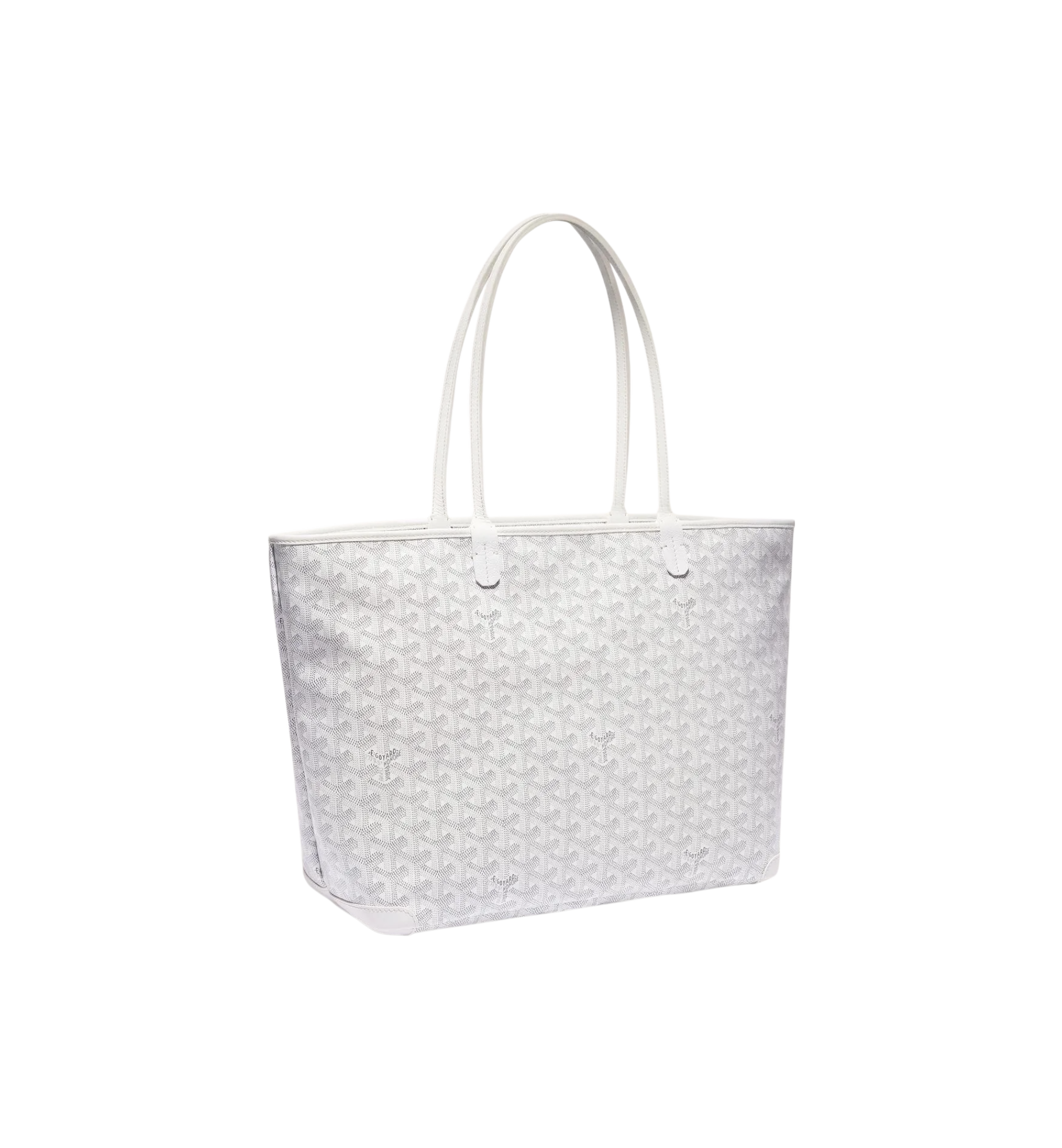 Goyard Artois Bag MM White side view at Stashed UAE