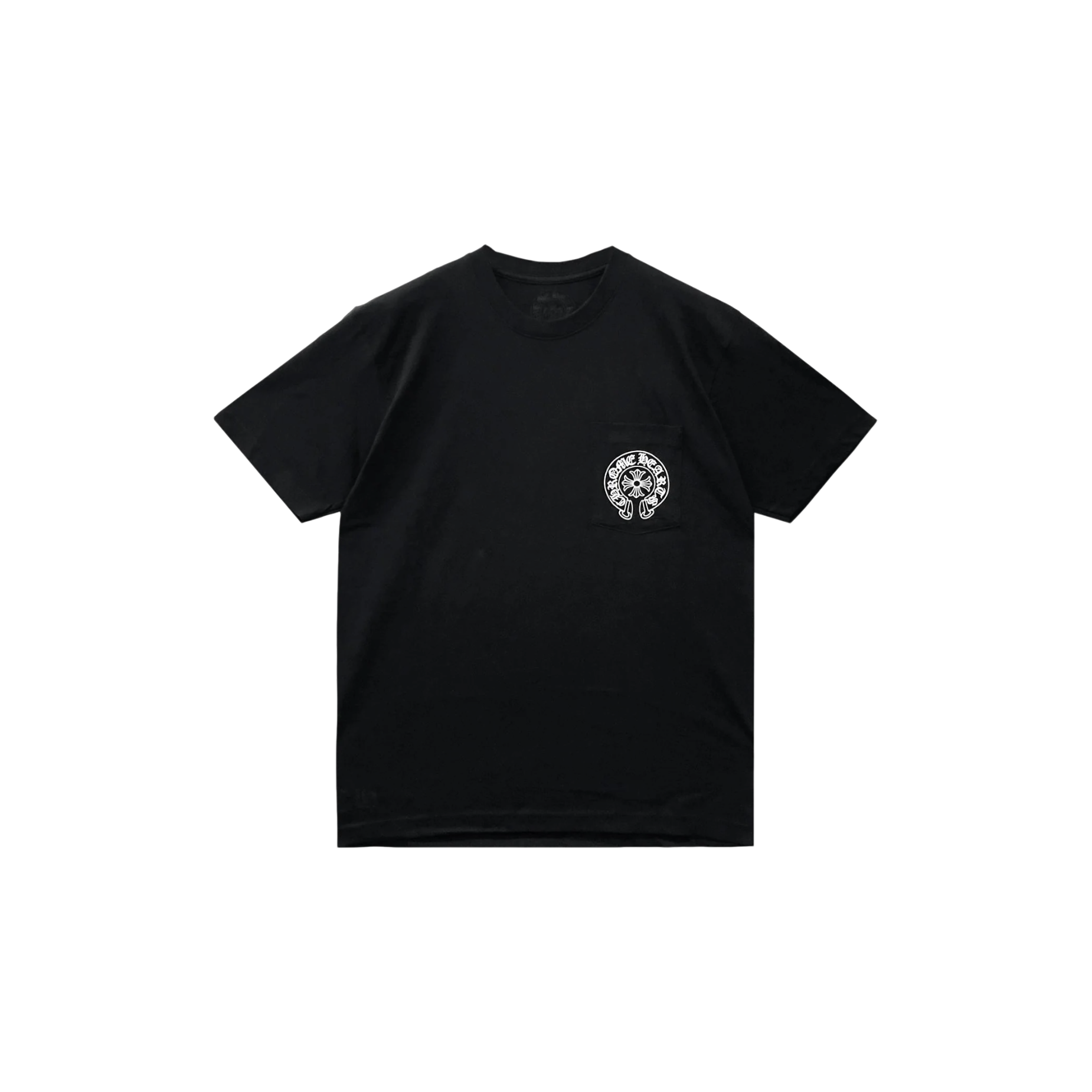 Chrome Hearts Paris Exclusive Horseshoe Tee Black front view at Stashed UAE