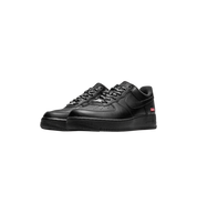 Nike Air Force 1 Low Supreme Black pair at Stashed UAE