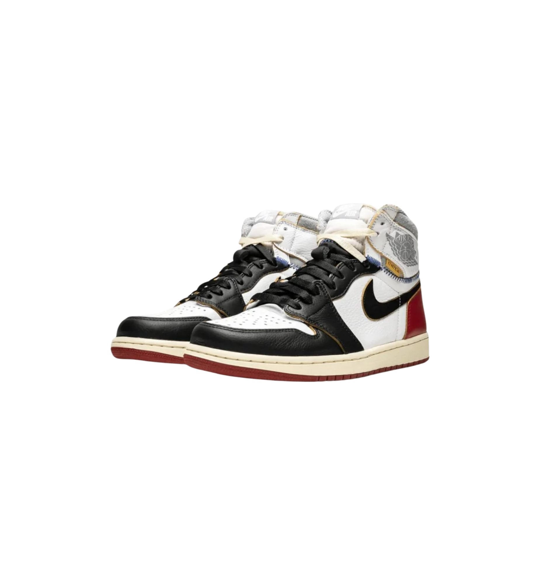 Air Jordan 1 Retro High Union Los Angeles Black Toe pair at Stashed UAE