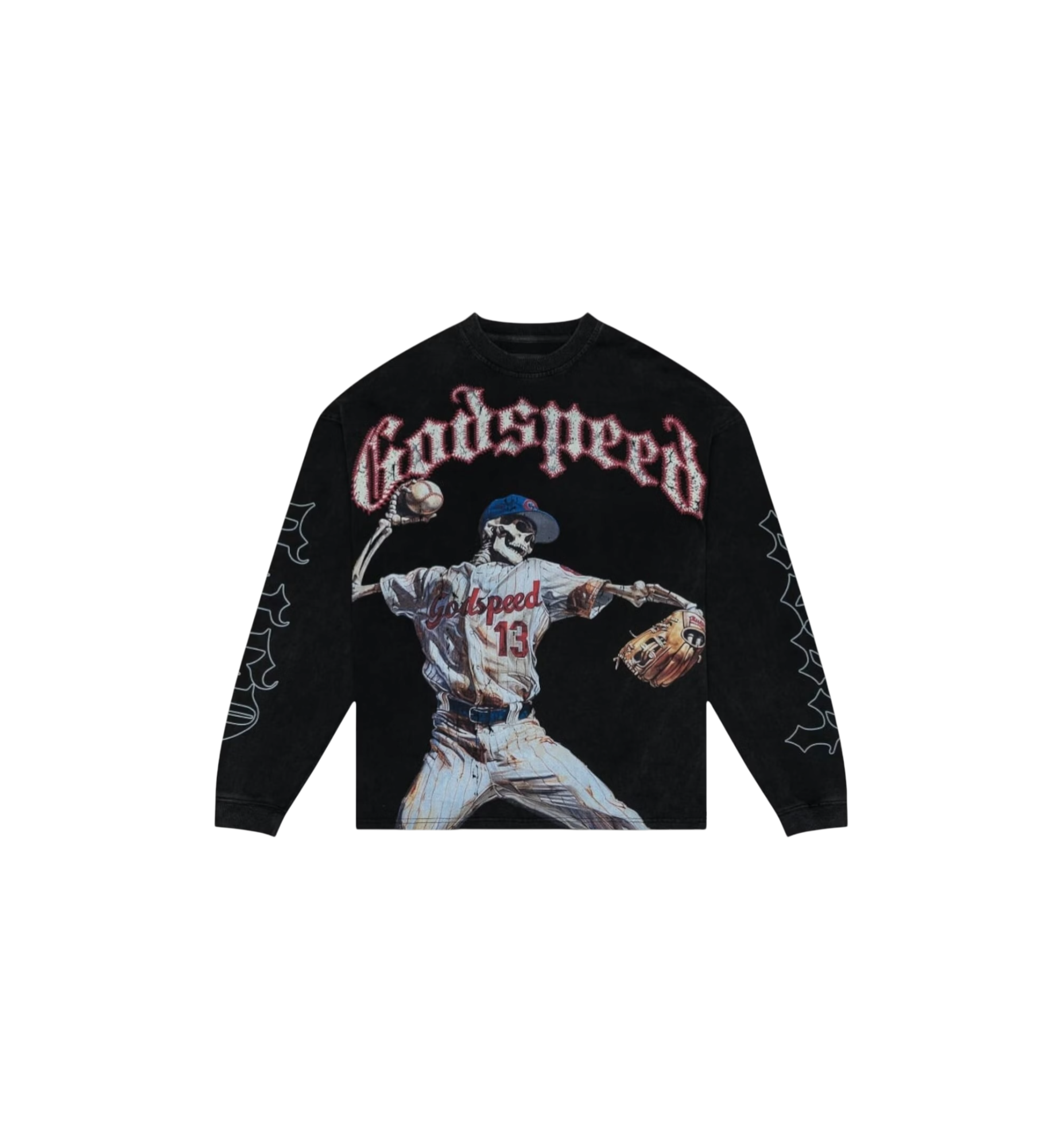 Godspeed Strike Out L/S Tee Black at Stashed UAE