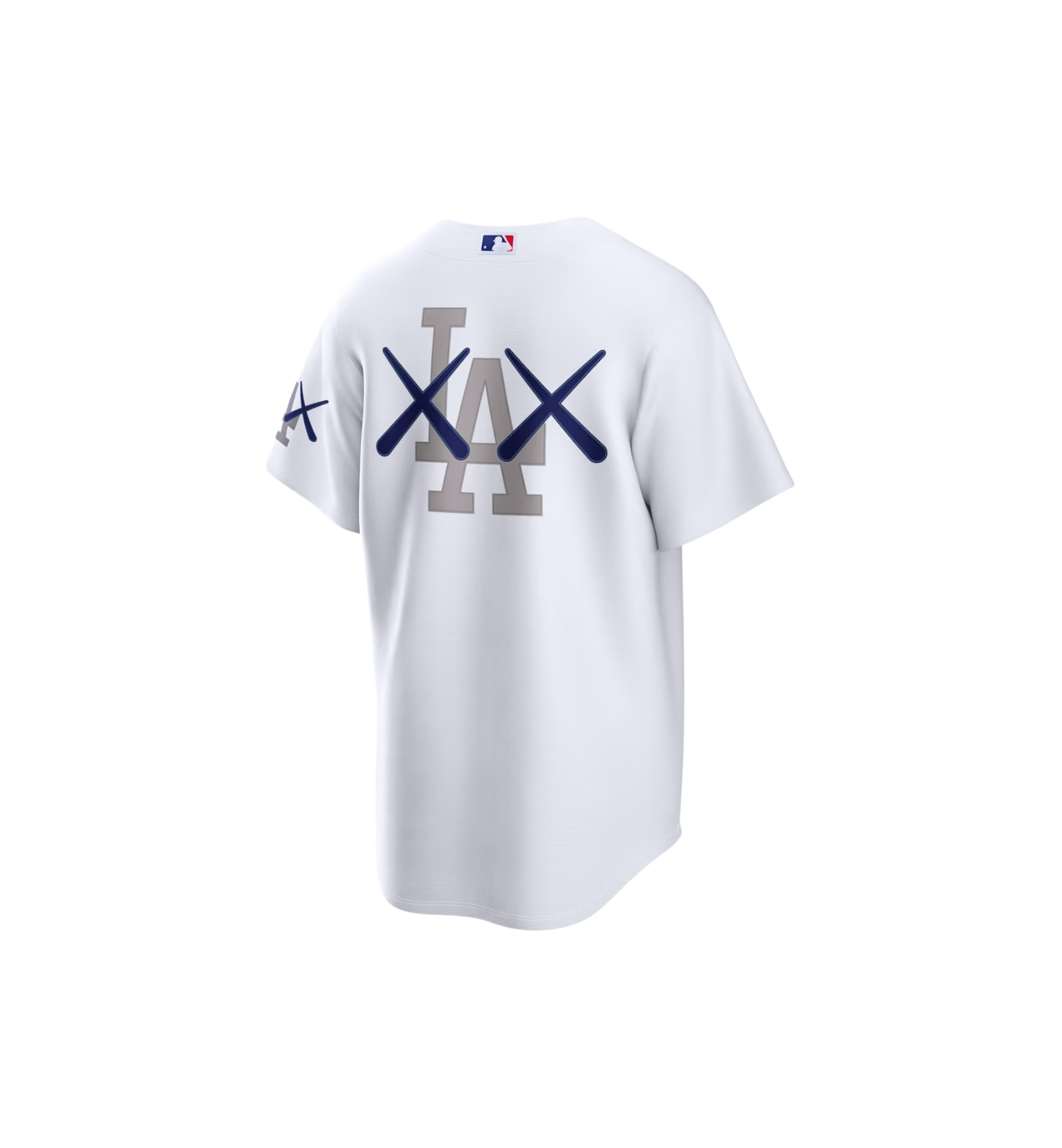 KAWS Nike MLB Stadium Los Angeles Dodgers Jersey White back view at Stashed UAE