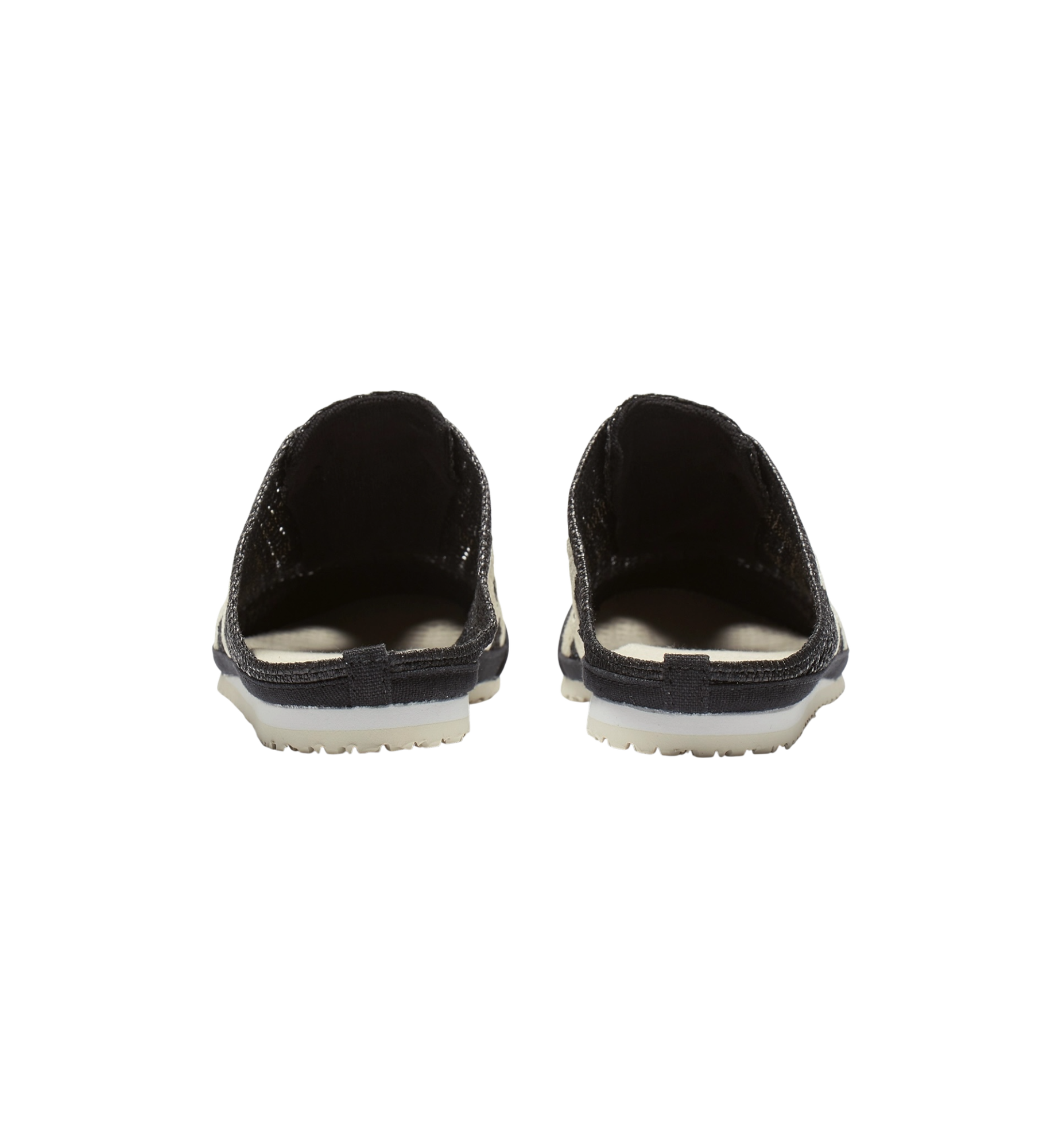 Onitsuka Tiger Mexico 66 Sabot Black Cream heel view at Stashed UAE