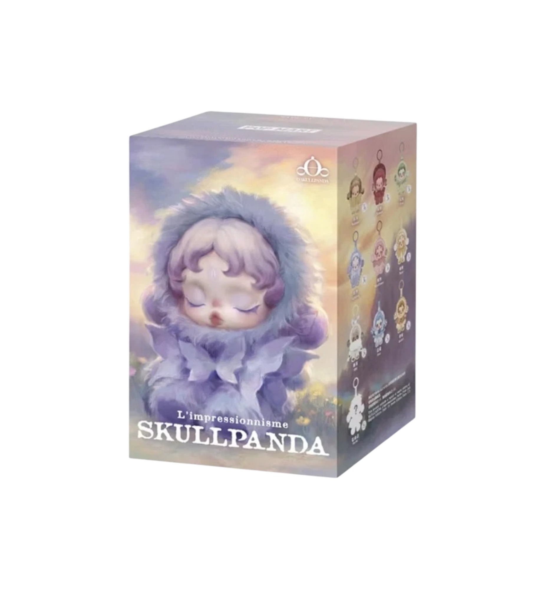 Pop Mart L'impressionnisme θSKULLPANDA Series Plush Doll In The Garden Secret Edition packaging detail at Stashed UAE
