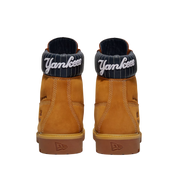 Timberland 6" Waterproof Boot New Era x MLB New York Yankees Wheat heel view at Stashed UAE