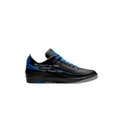 Air Jordan 2 Retro Low SP Off-White Black Blue side view at Stashed UAE