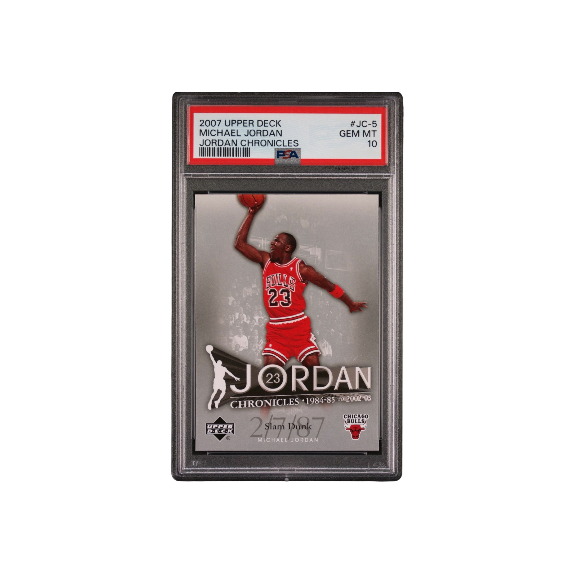 2007 Upper Deck Jordan Chronicles GEM MT 10 Michael Jordan at Stashed UAE