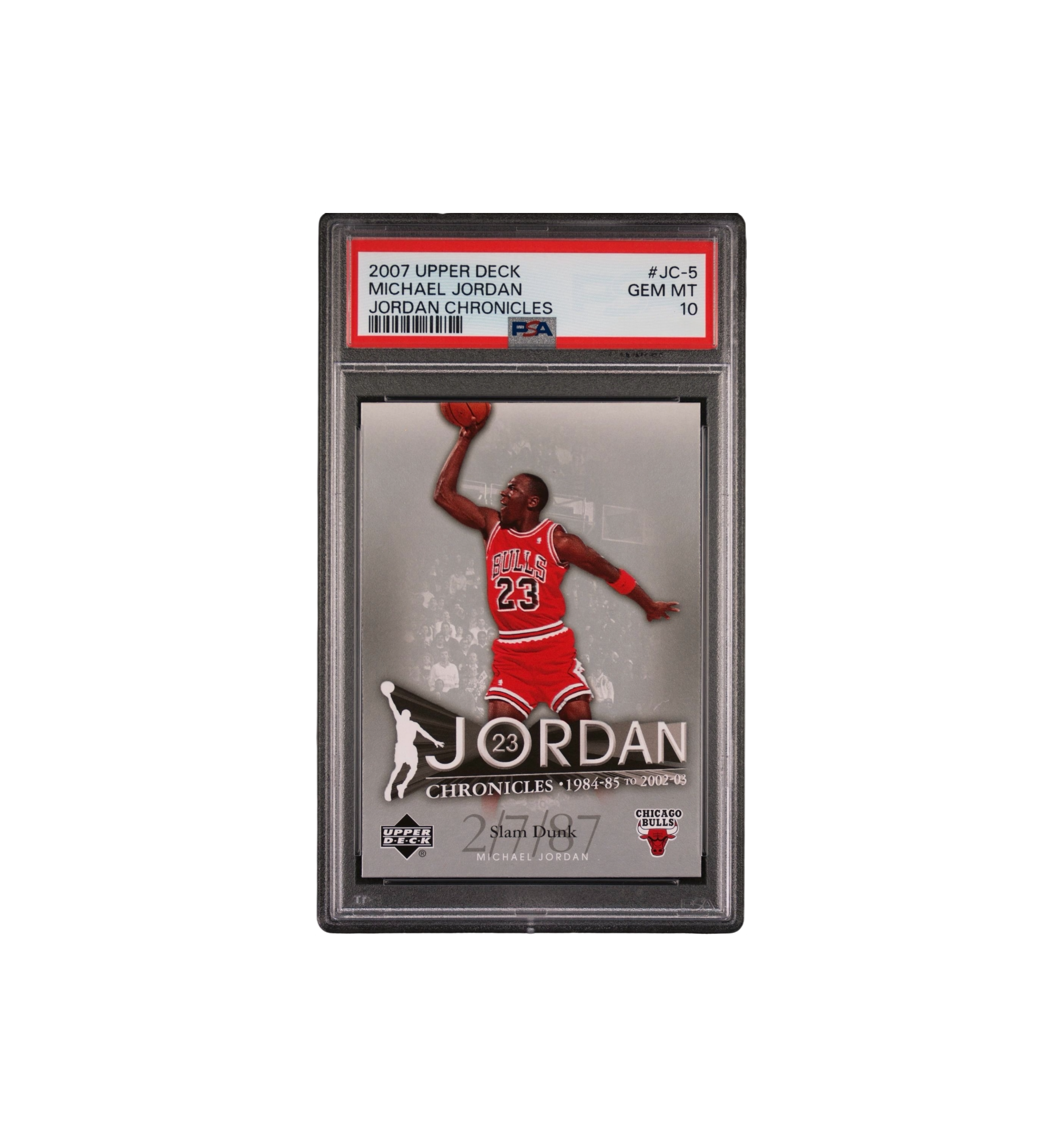 2007 Upper Deck Jordan Chronicles GEM MT 10 Michael Jordan at Stashed UAE
