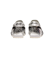 Onitsuka Tiger Mexico 66 Pure Silver Black heel view at Stashed UAE