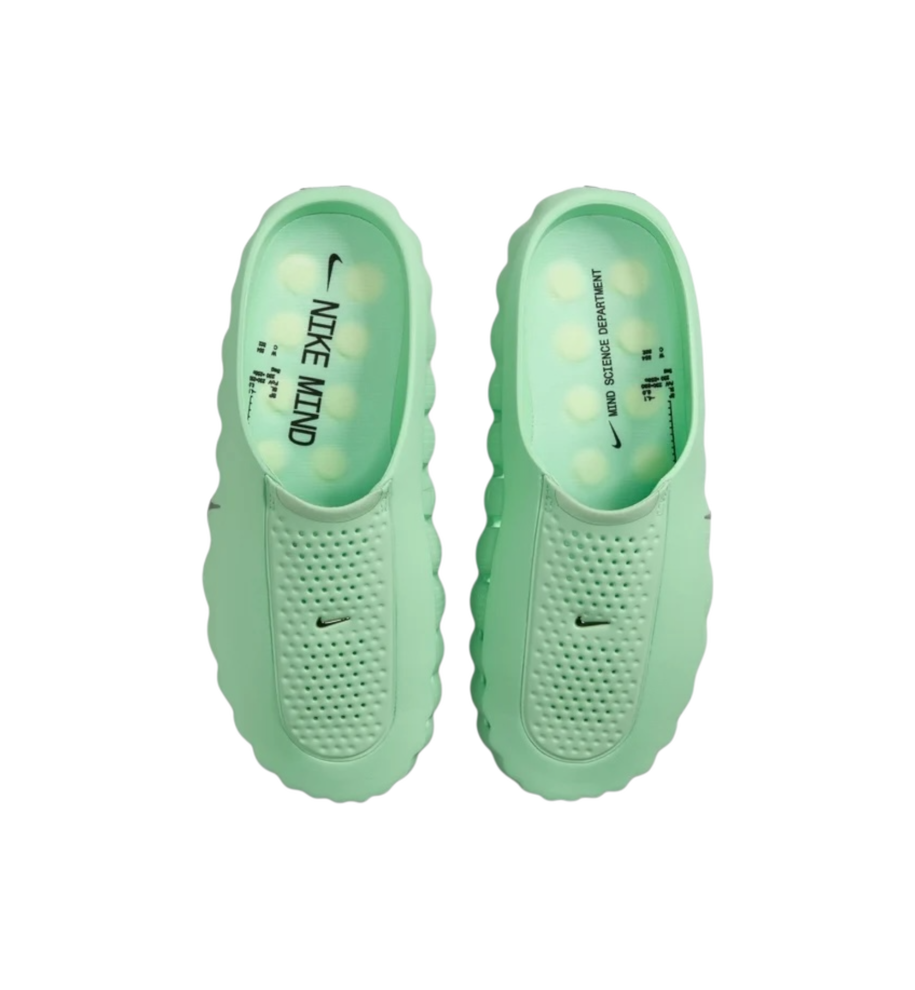 Nike Mind 001 Slide Cucumber Calm top view at Stashed UAE