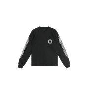 Chrome Hearts Horseshoe L/S T-Shirt Black front view at Stashed UAE