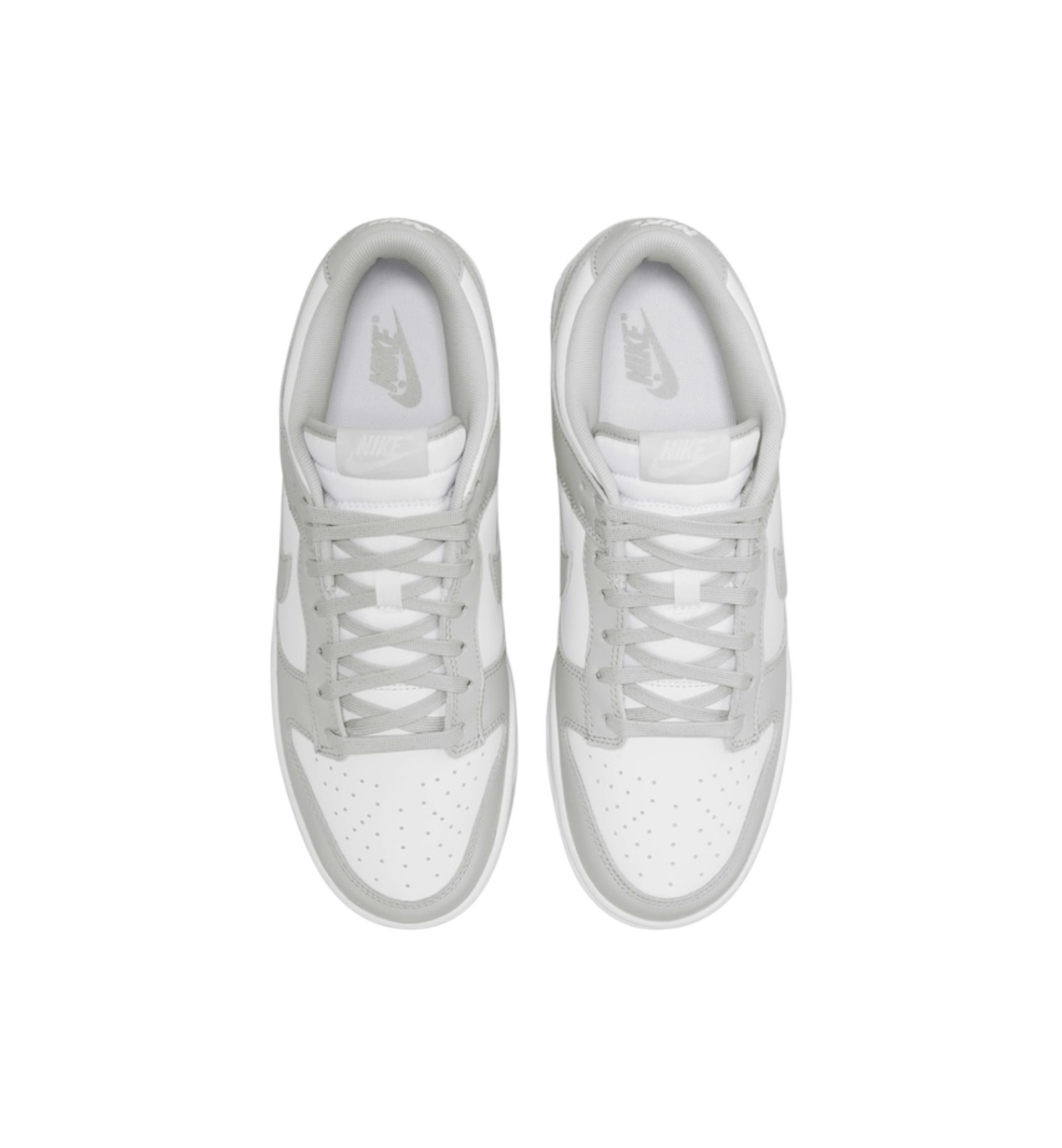 Nike Dunk Low Grey Fog top view at Stashed UAE