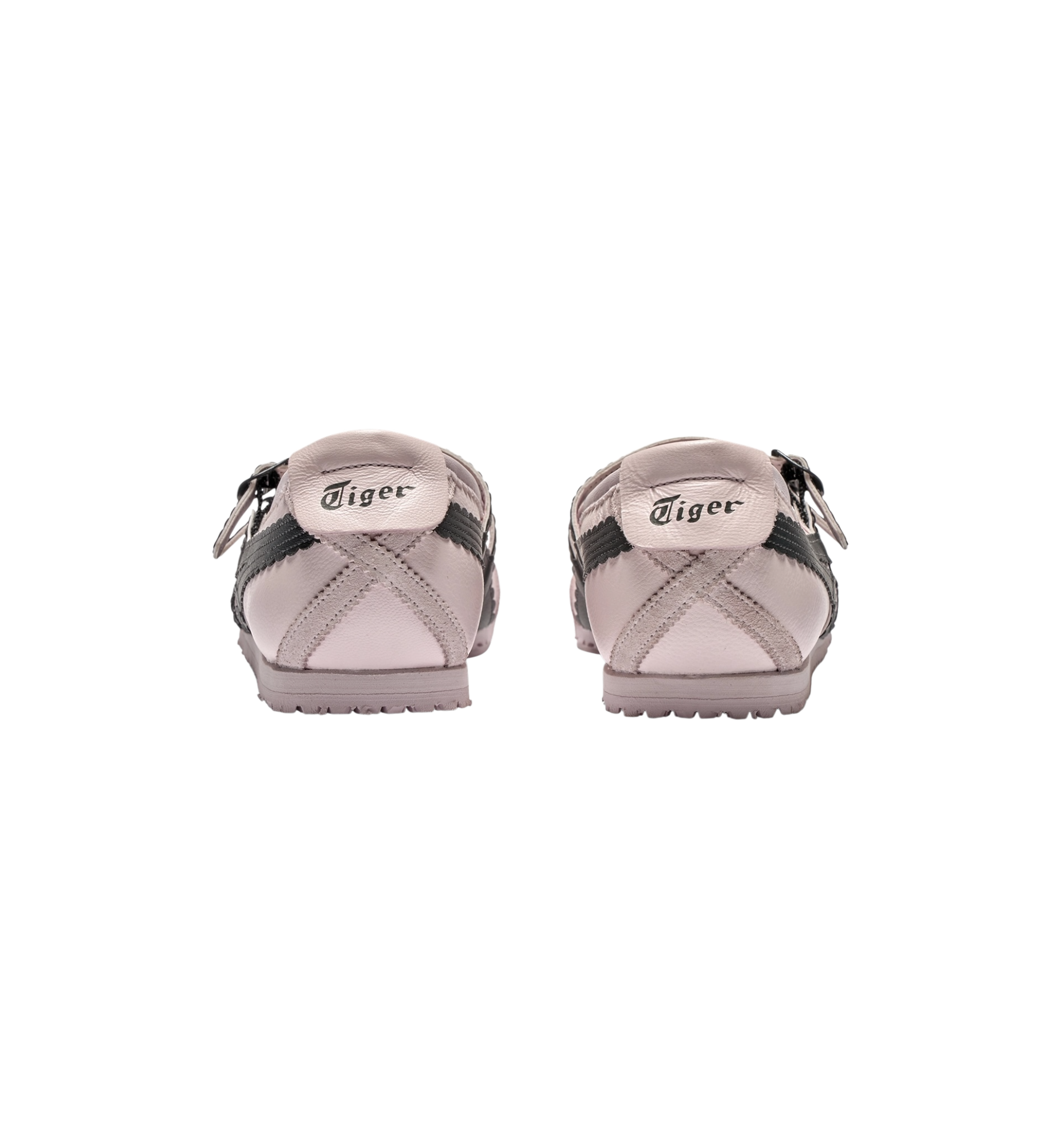 Onitsuka Tiger Mexico 66 TGRS Crystal Pink Graphite Grey Women's heel view at Stashed UAE