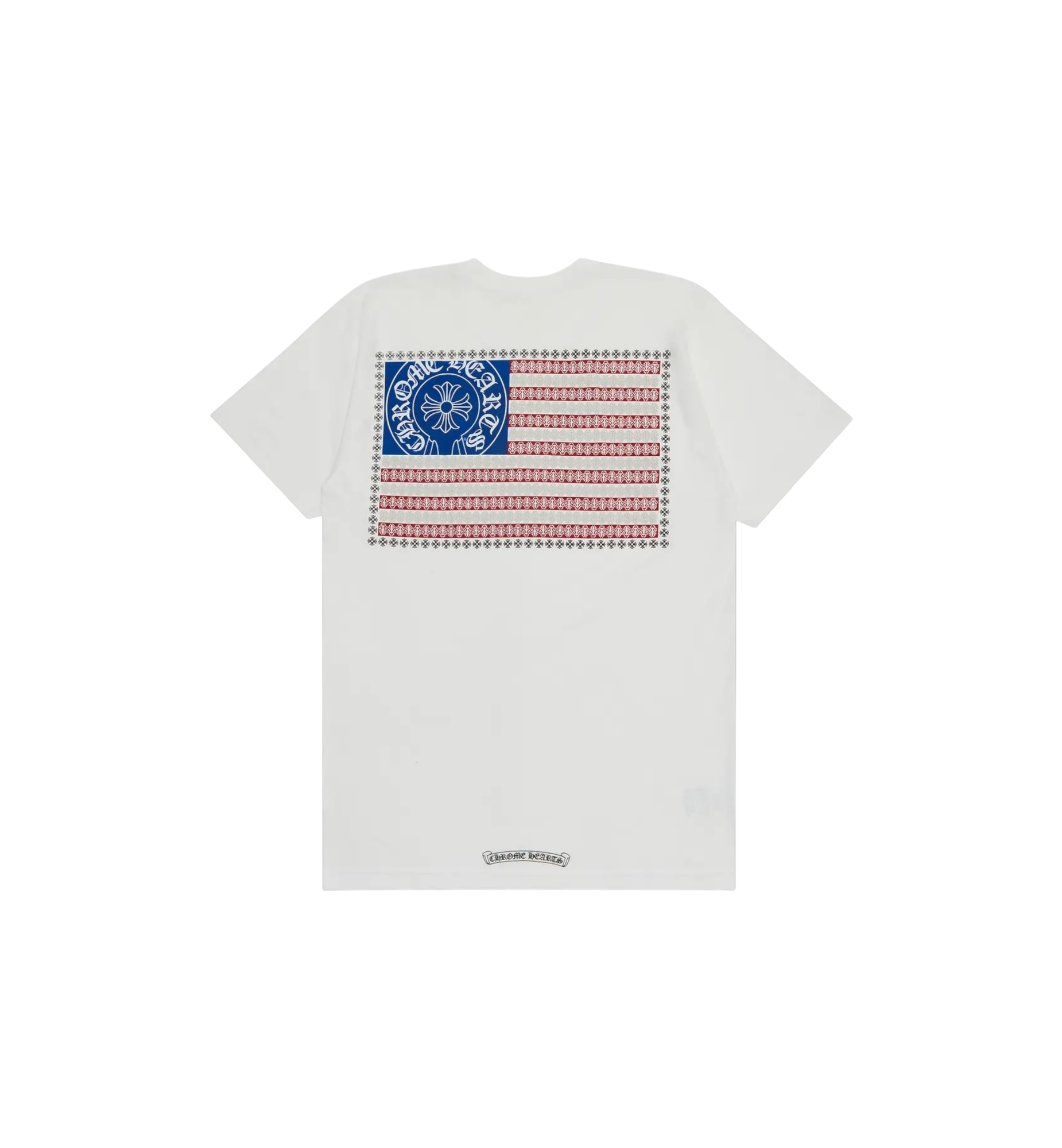 Chrome Hearts American Flag Dagger T-Shirt "White"