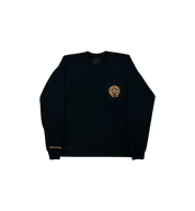 Chrome Hearts Horseshoe Staff L/S T-Shirt "Black/Orange"