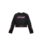 Chrome Hearts Matty Boy Sick Heart Biking L/S Tee "Black"