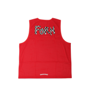 Chrome Hearts Matty Boy Sports Mesh Reversible Basketball Jersey "Red"