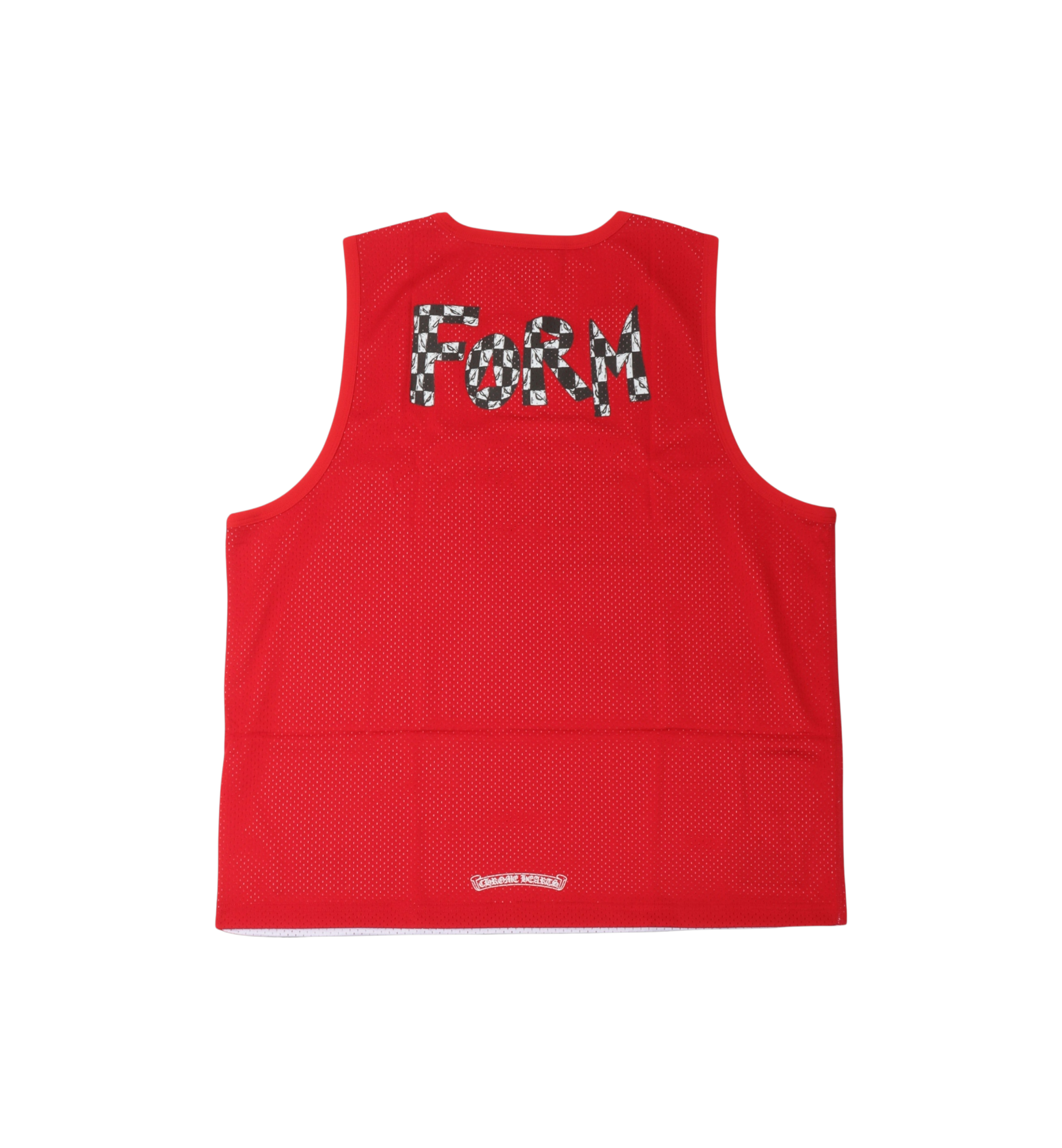 Chrome Hearts Matty Boy Sports Mesh Reversible Basketball Jersey "Red"