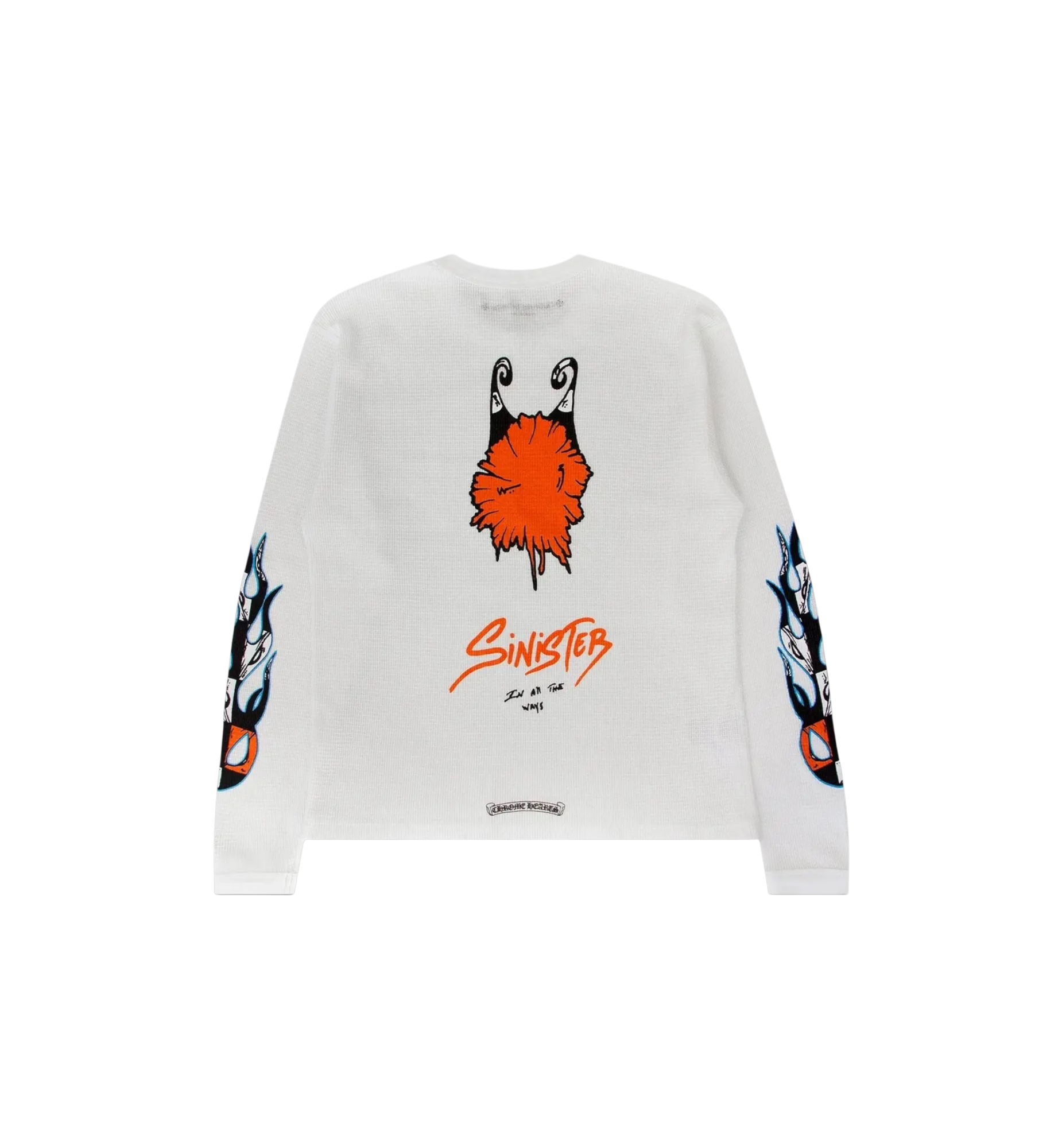 Chrome Hearts Matty Boy Sinister Thermal L/S T-Shirt "White"